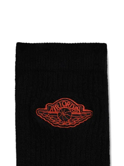 Nike Embroidered-logo Socks In Black