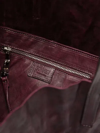 Sommet Long Island Top-handle Tote Bag In Red