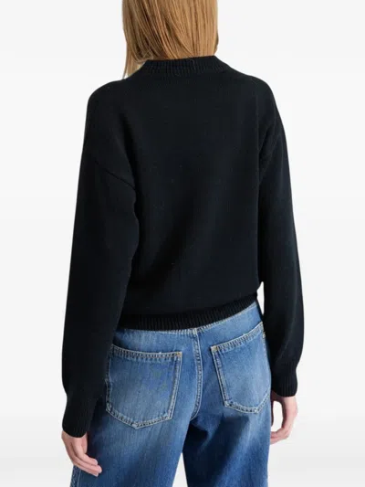 Gaëlle Logo Detail Sweater In Black