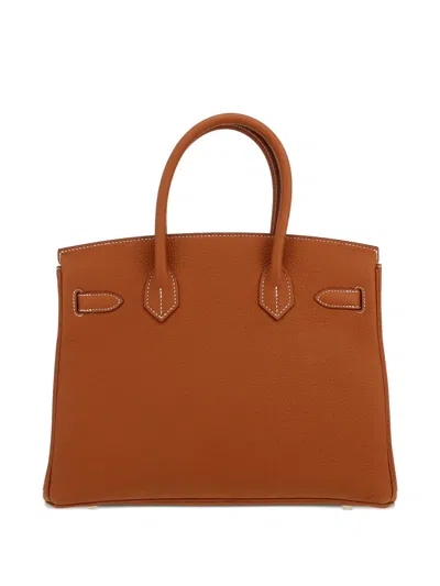 Pre-owned Hermes 2025 Birkin 30 Tote Bag In Brown