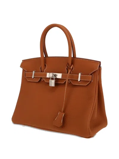 Pre-owned Hermes 2025 Birkin 30 Tote Bag In Brown