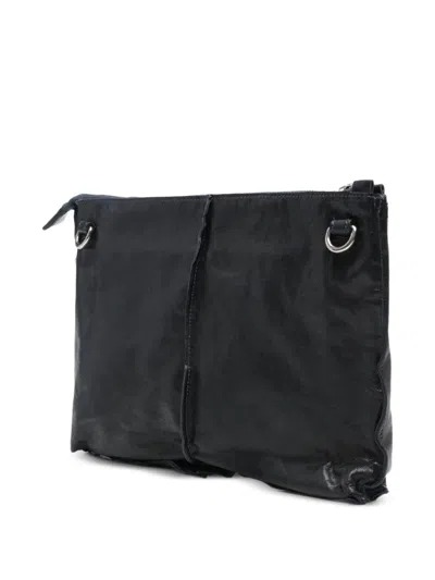 Sommet Zip Fur Crossbody Bag In Blue