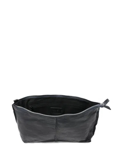 Sommet Zip Fur Crossbody Bag In Blue