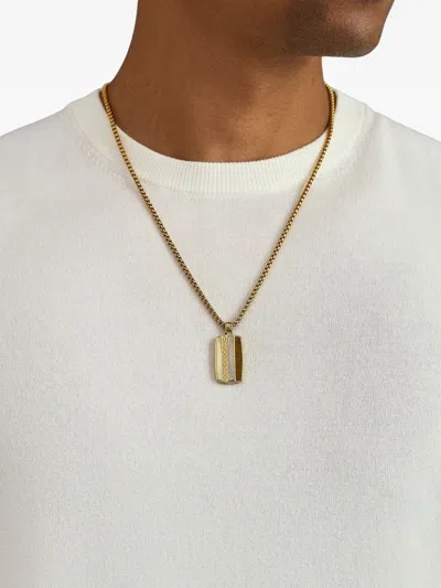 Nialaya Jewelry Trinity-pendant Necklace In Gold