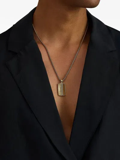 Nialaya Jewelry Trinity-pendant Necklace In Gold