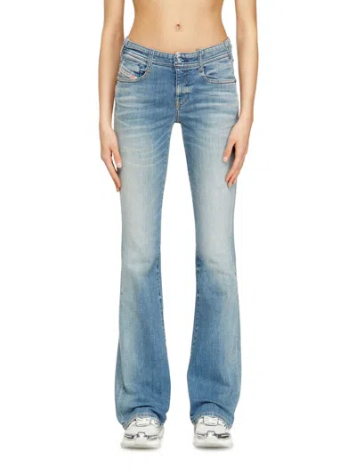 Diesel Vintage Inspired Five Pocket Trousers In Blue