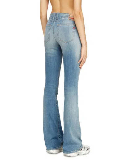 Diesel Vintage Inspired Five Pocket Trousers In Blue