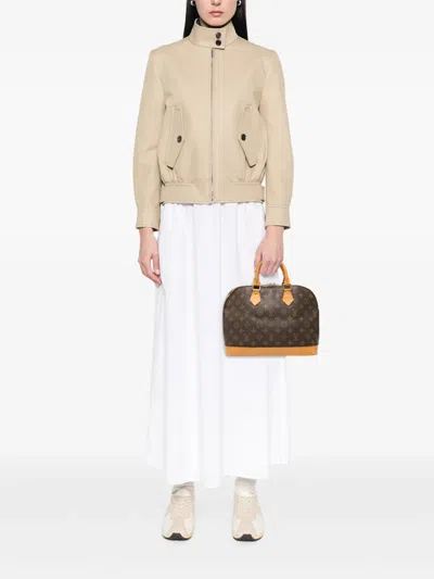 Pre-owned Louis Vuitton 2000 Monogram Alma Pm Handbag In Brown