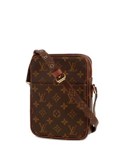 Pre-owned Louis Vuitton 1990's X Comme Des Garçons Marceau Monogram Crossbody Bag In Brown