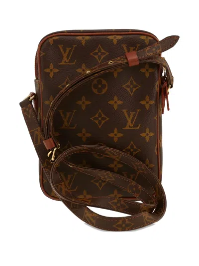 Pre-owned Louis Vuitton 1990's X Comme Des Garçons Marceau Monogram Crossbody Bag In Brown