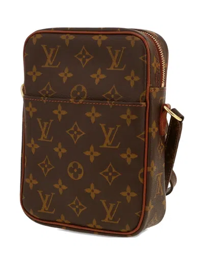 Pre-owned Louis Vuitton 1990's X Comme Des Garçons Marceau Monogram Crossbody Bag In Brown