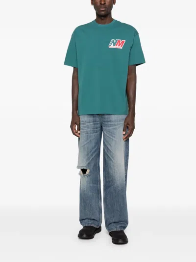 Napapijri X Martin Rose Ocelot T-shirt In Green