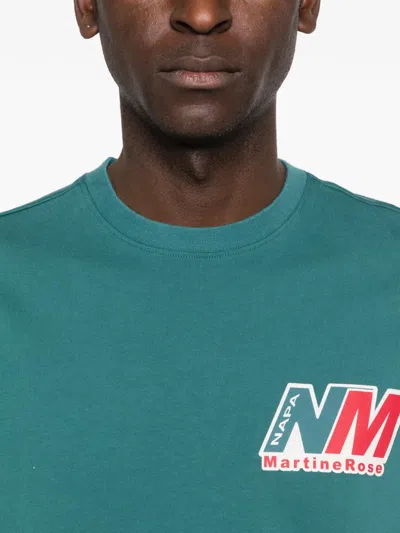 Napapijri X Martin Rose Ocelot T-shirt In Green