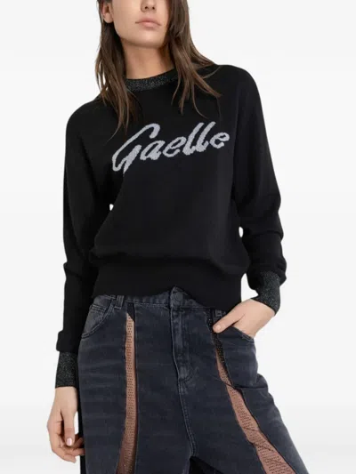 Gaëlle Logo Detail Sweater In Black