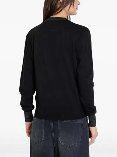 Gaëlle Logo Detail Sweater In Black