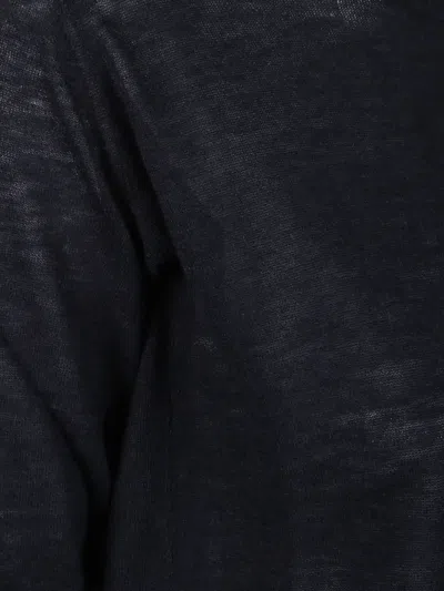 Ct Plage Round-neck Long-sleeve Top In Blue