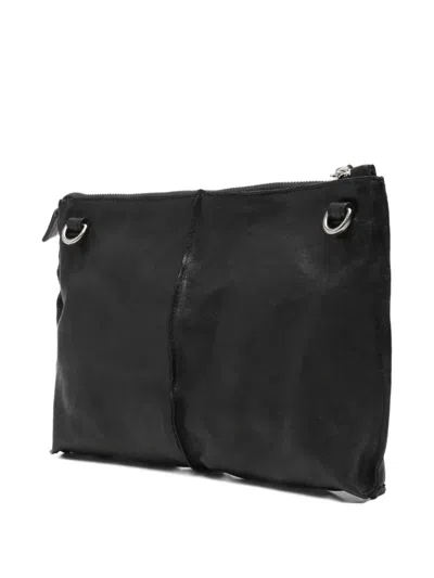 Sommet Zip Sheepskin Satchel In Black