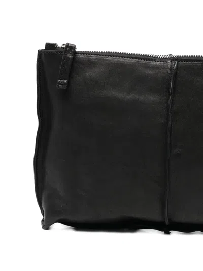 Sommet Zip Sheepskin Satchel In Black