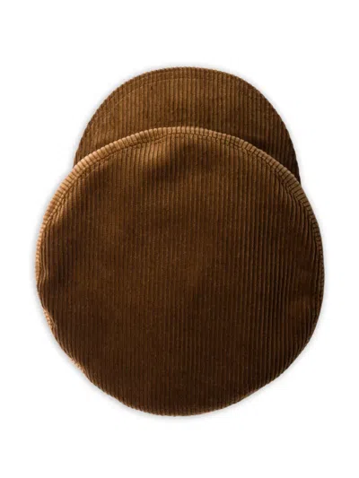 Prada Corduroy Newsboy Cap In Green
