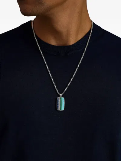 Nialaya Jewelry Trinity-pendant Necklace In Metallic