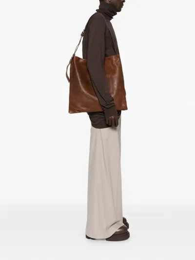 Sommet Lidia Buckle-detail Messenger Bag In Brown