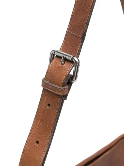 Sommet Lidia Buckle-detail Messenger Bag In Brown