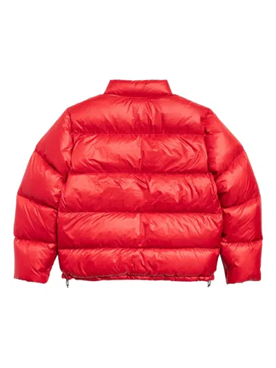 Stussy Micro Ropstop Down Jacket In Red