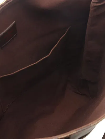 Pre-owned Louis Vuitton 2011 Damier Ebene Cabas Beaubourg Tote Bag In Brown