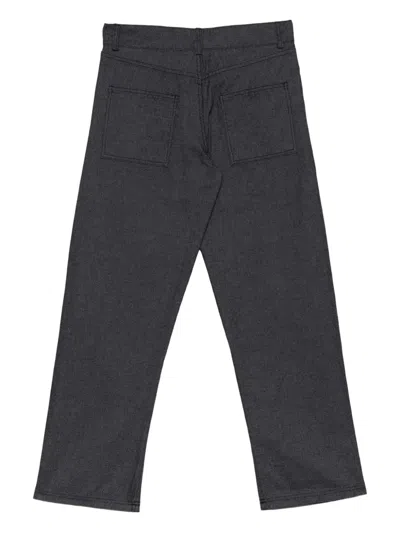 Baserange Button-up Trousers In Gray