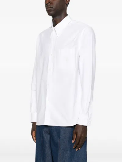 Brain Dead X Brooks Brothers Buttoned Long-sleeve Shirt In White