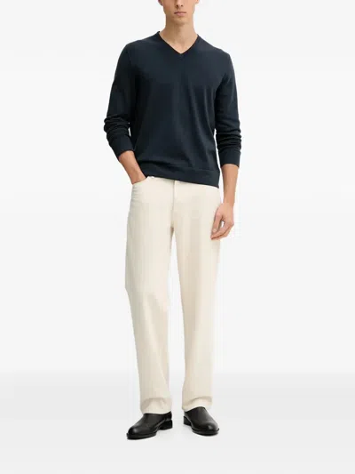 Marc O'polo V-neck Long-sleeve Sweater In Multi