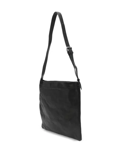 Sommet Small Lidia Buckle-detail Messenger Bag In Black