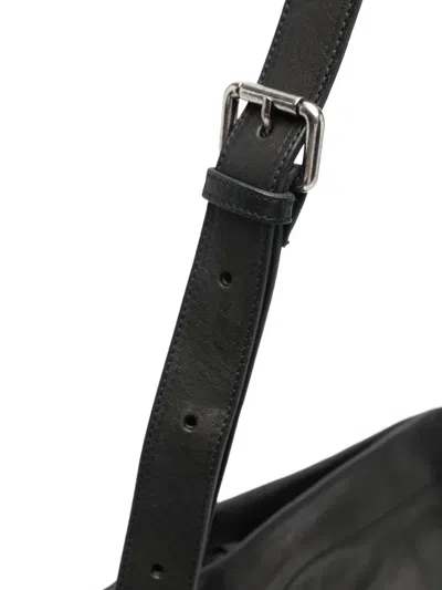 Sommet Small Lidia Buckle-detail Messenger Bag In Black