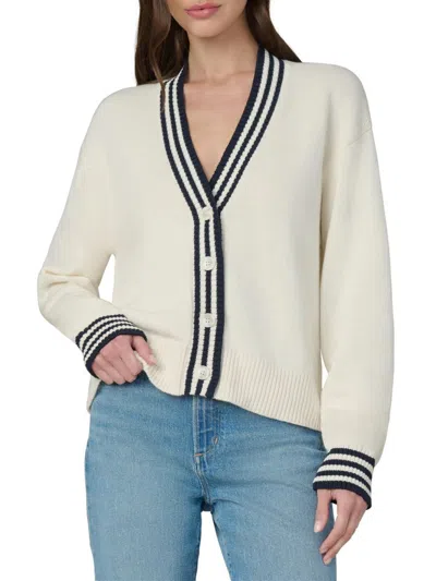Joe's Jeans The Leah Stripe Cardigan In Neutral