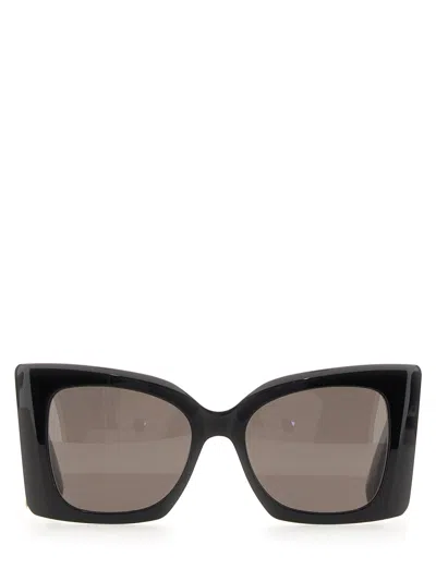 Saint Laurent "m119 Blaze" Glasses In Black
