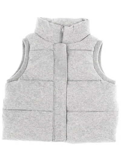 Hugo Boss "focrina" Padded Vest In Gray