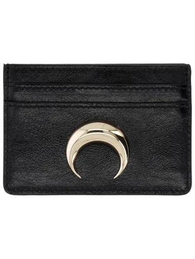 Marine Serre Compact Purse Featuring Metallic Embellishment In Black