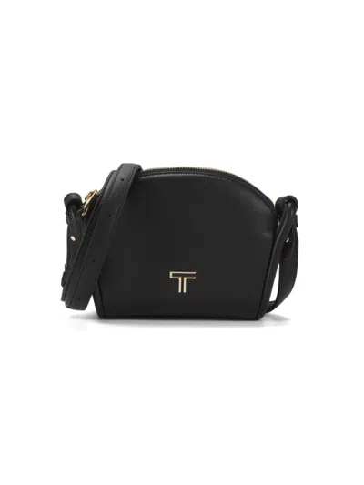 Tumi Women's Marin Leather Mini Crossbody Bag In Black