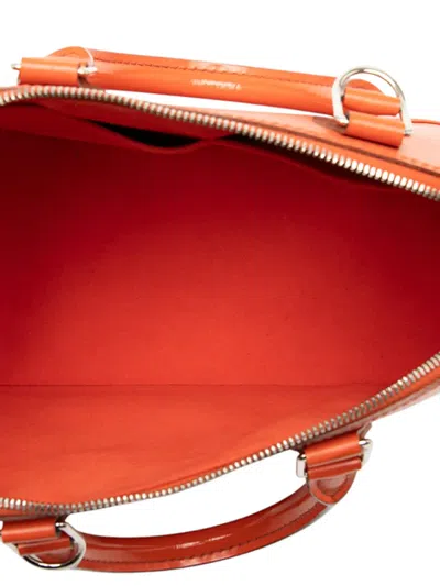 Pre-owned Louis Vuitton 2012 Epi Alma Pm Handbag In Orange
