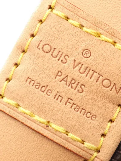 Pre-owned Louis Vuitton 2021-2025 Monogram Alma Pm Satchel In Brown