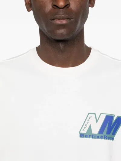 Napapijri X Martin Rose Ocelot T-shirt In White