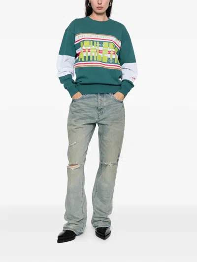 Napapijri X Martin Rose Lamont Sweatshirt In Animal Print