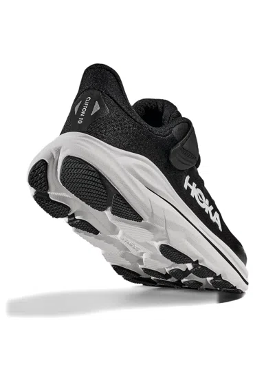 Hoka Kids' Clifton 10 Trainers In Black