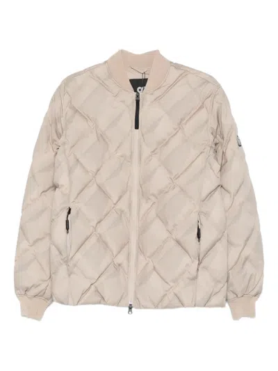Alpha Tauri Octal V1.y9.02 Padded Bomber Jacket In Neutral