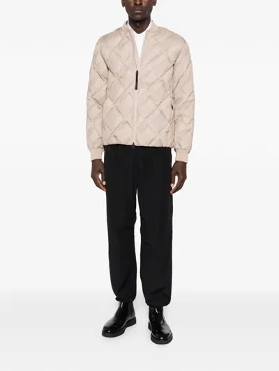 Alpha Tauri Octal V1.y9.02 Padded Bomber Jacket In Neutral