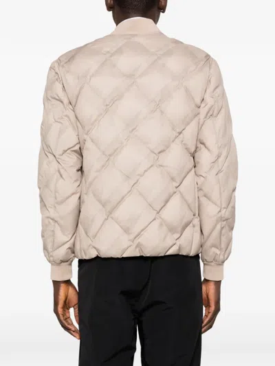 Alpha Tauri Octal V1.y9.02 Padded Bomber Jacket In Neutral
