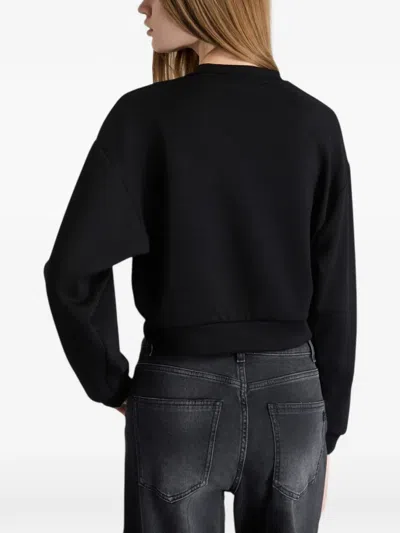 Gaëlle Embroidered Felpa Sweater In Black