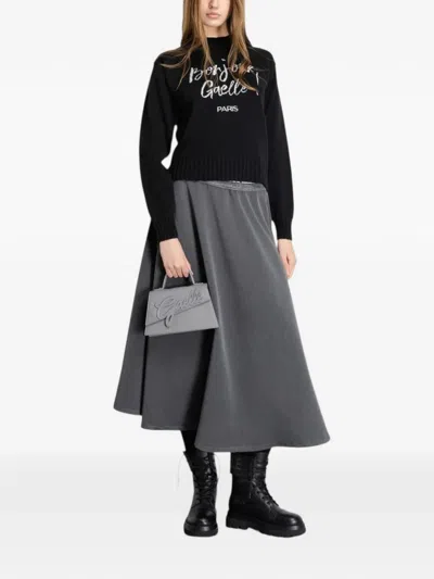 Gaëlle Embroidered Sweater In Black