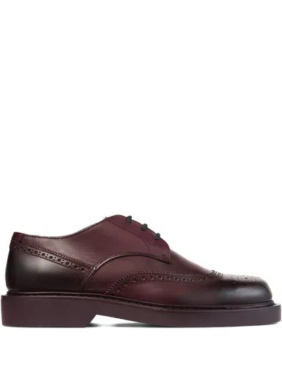 Jimmy Choo Rowan Brogue Derby In Brown