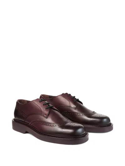 Jimmy Choo Rowan Brogue Derby In Brown